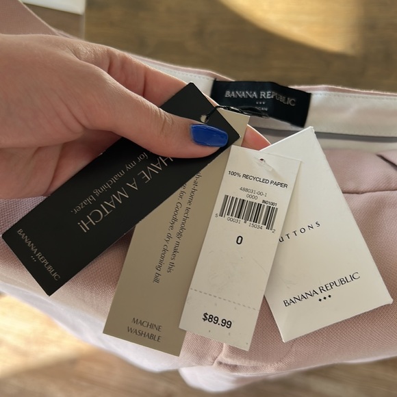 New with tags Banana Republic Logan pink dress pants - Picture 6 of 6